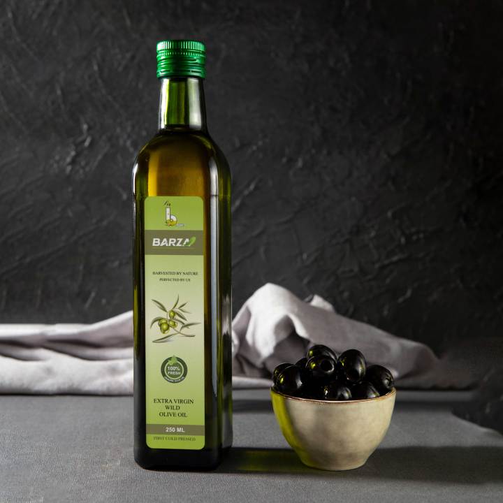 Barza Extra Virgin Wild Olive Oil | Barza Wild Olive Oil | 100% Pure Olive Oil | Olive Oil | Extra Virgin Wild Olive Oil 250 ml