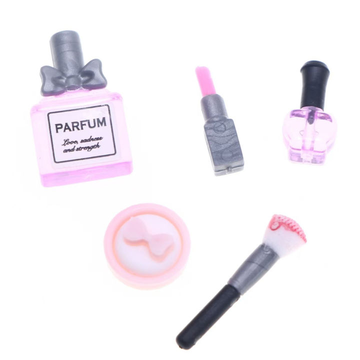 5%20pieces/set%20of%20dollhouse%20mini%20makeup%20set:%201/12%20mini%20lipstick%20perfume%20puff%20nail%20polish%20makeup%20brush%20model%20OB11%20accessories%20-%20Image%207