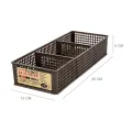 3-compartment mini basket (slide, adjustable hole size) plastic basket stationery basket keyway brand multipurpose basket model P2-0072. 