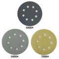 NEWONE 10pcs/set 125mm 5"/5inch Sanding Discs 8 Holes Sandpaper Pads Set Hook & loop Abrasive sander paper for polishing tools. 