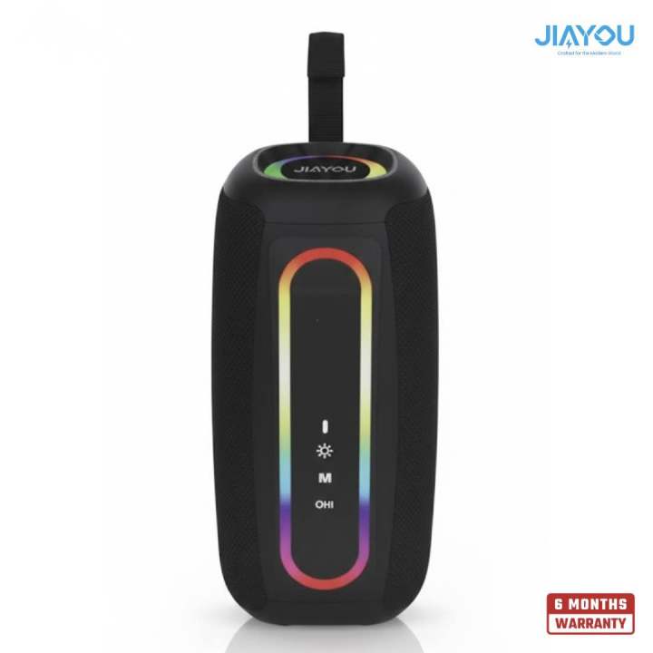 JIAYOU Sonic 8 Bluetooth Speaker – 25W Powerful Sound, 12-Hour Battery, USB-C Charging