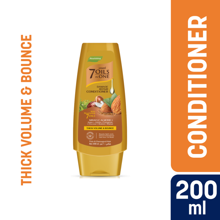 Emami 7 Oils in One Damage Repair Conditioner with Almond – 200ml
