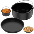 6/7/8 Inch Round Cake Mold Non Stick Baking Pan Tray Molds Air Fryer Basket with Handles Bakeware Kitchen Pizza Oven Baking Pans.