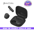 (New Launch) Ultima Clear Mic with AI Noise Cancellation | 3 Recording Modes| 50 Meter Barrier Free Recording | Type C or Lightning Receiver | 360° Omnidirectional Recording | 7 Hrs Transmitter Usage Time | Multi Function Button To Change Modes. 