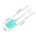 Non-stick Heat-resistant Silicone Scraper Brush & Spatula 2 in 1 Kitchen Tools Silicone Spatula Set Tool for Baking & Pastry-Multicolour.
