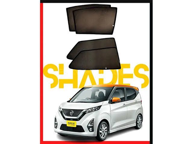 Nissan%20Dayz%202020-2022%20Sun%20Shades%20%7C%20Foldable%20%7C%20Heat%20Proof%20%7C%20Mesh%20Fabric%20%7C%20Dark%20Black%20%7C%204%20Pcs%20-%20Image%202