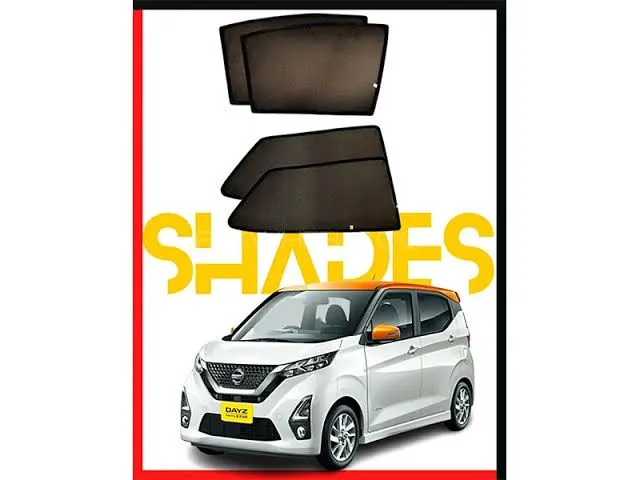 Nissan%20Dayz%202020-2022%20Sun%20Shades%20%7C%20Foldable%20%7C%20Heat%20Proof%20%7C%20Mesh%20Fabric%20%7C%20Dark%20Black%20%7C%204%20Pcs%20-%20Image%202