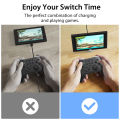 Mini Charging Dock Compatible with Nintendo Switch and Switch Lite (No Projection) Portable Docking Station Easy for Travel. 
