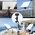 Starlink Bracket Adjustable 360° Rotation Grip Bracket for Starlink Mini Accessory Windproof Outdoor Satellite Antenna Bracket.