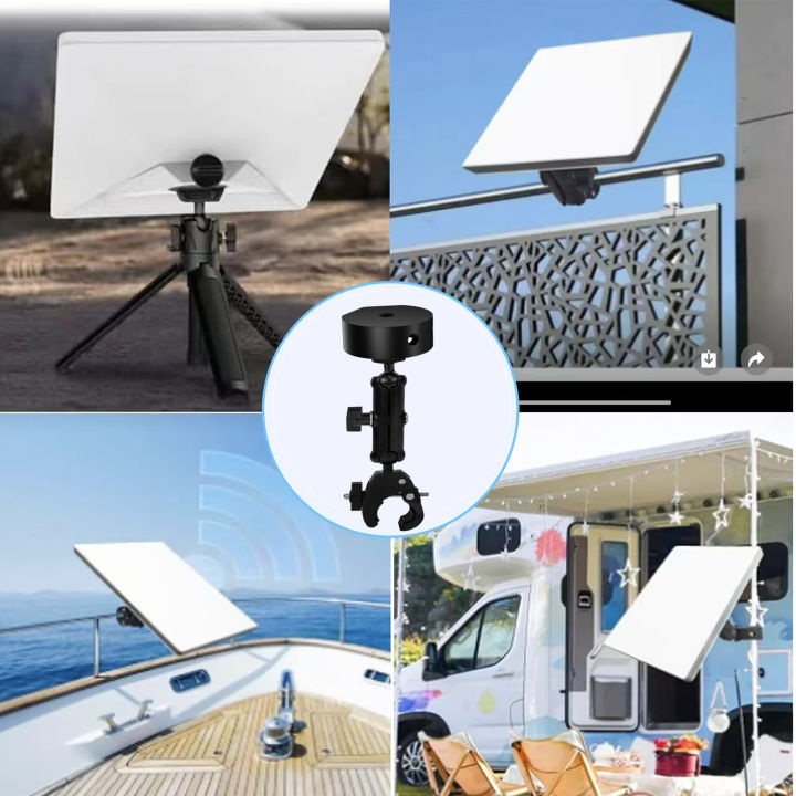 Starlink%20Bracket%20Adjustable%20360%C2%B0%20Rotation%20Grip%20Bracket%20for%20Starlink%20Mini%20Accessory%20Windproof%20Outdoor%20Satellite%20Antenna%20Bracket%20-%20Image%203