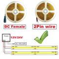 12V/24V COB Strip 8MM COB LED Light Bar 480Leds/M High Density Flexible Ribbon Rope Tape Cabinet Light 3000K 4000K 6000K Lights. 