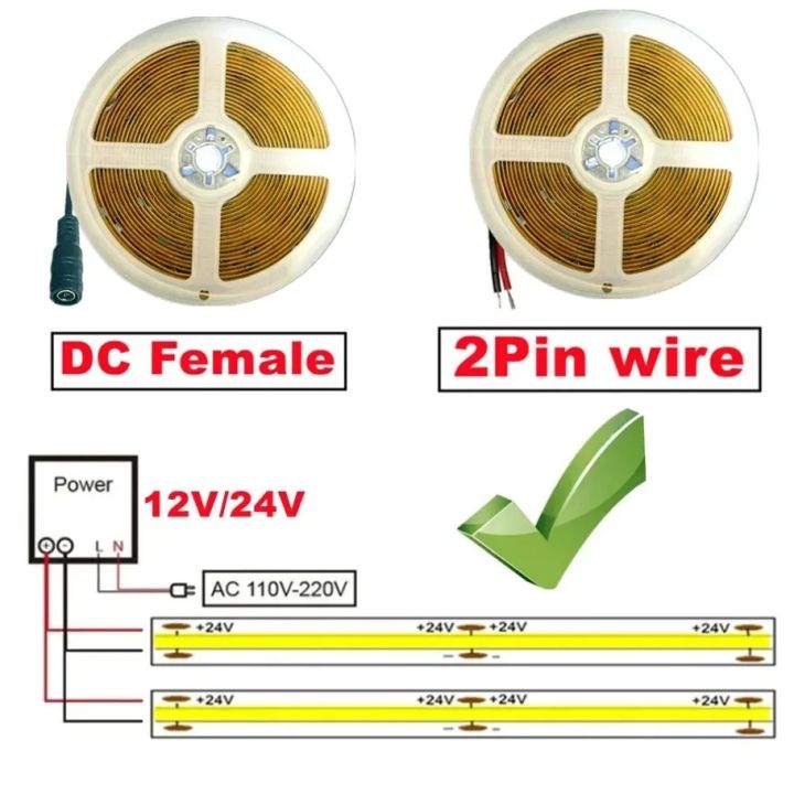 12V/24V%20COB%20Strip%208MM%20COB%20LED%20Light%20Bar%20480Leds/M%20High%20Density%20Flexible%20Ribbon%20Rope%20Tape%20Cabinet%20Light%203000K%204000K%206000K%20Lights%20-%20Image%205