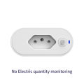 Tuya WiFi Smart Socket Brazil Plug Type N, Remote & Voice Control, Timer/Countdown, Overload Protection, Smart Life. 