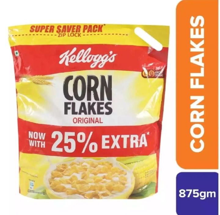 Kelloggs%20Corn%20Flakes%20Original%20Pouch%20875%20Gm%20-%20Image%204