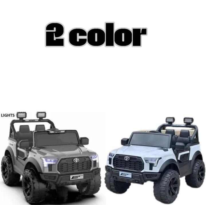 TOYOTA%2012V%20Electric%20Ride%20On%20Jeep%20For%20Kids%20with%20Remote%20Control%201-6%20Yrs%20Jeep%20Battery%20Operated%20Ride%20On%20MP3/Bluethooth/LED%20Light/Parental%20Remote%20Control%20for%20Ages%203-8%20(White,Black)%20-%20Image%205