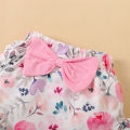 0-18Months Newborn Baby Girl Clothes Mommy's Girl Print Sleeveless Romper Top+Flowers Shorts+Headband Summer Lovely 3PCS Outfit. 