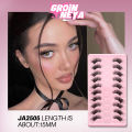 GROINNEYA 5/10 Pairs False Eyelashes Half Eye Lashes Cat Eye Lashes Natural Faux Mink Lashes Wispy Fluffy Eyelash Extension. 