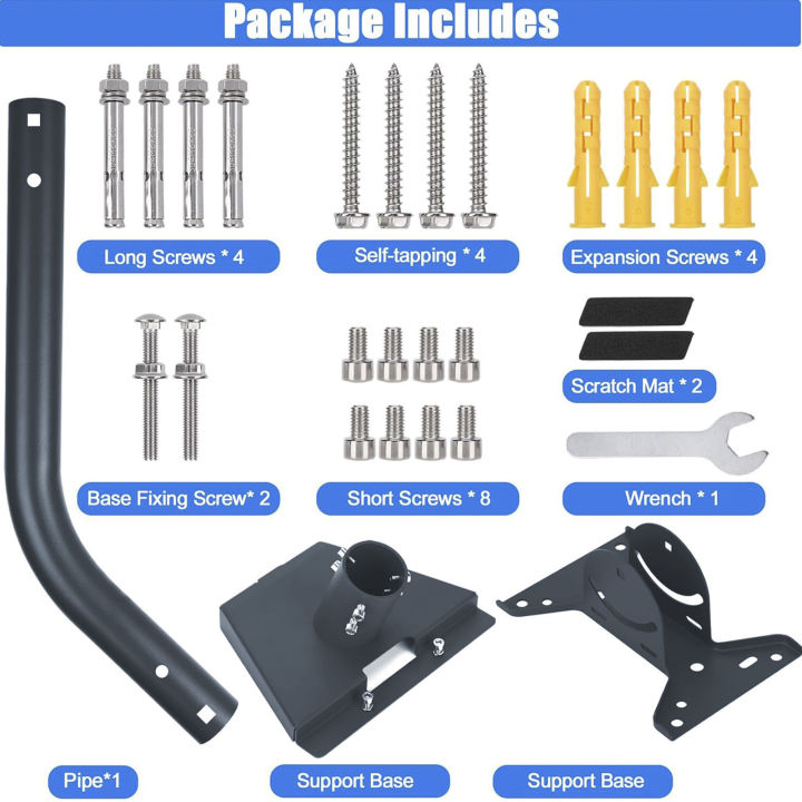 Gen%203%20Mount%20Kit%20for%20Starlink,%20360%C2%B0%20Adjustable%20Wall%20/Roof%20Antenna%20Mounting%20Bracket%20for%20V3%20V4%20Starlink%20Standard%20Dish%20-%20Image%206