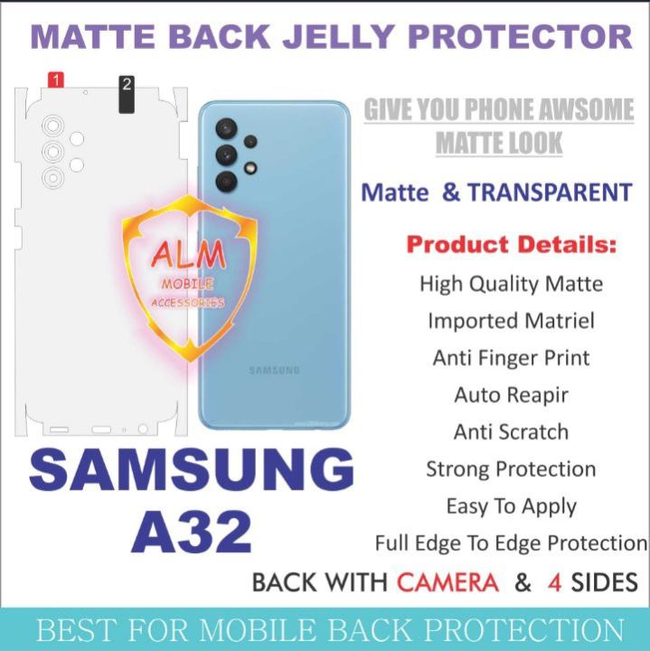 SAMSUNG%20A32%20MATTE%20BACK%20JELLY%20PROTECTOR%20WITH%20SIDES%20AND%20CAMERA%20PROTECTION%20/%20FULL%20BACK%20MATTE%20JELLY%20PROTECTOR%20FOR%20SAMSUNG%20A32%20-%20Image%202