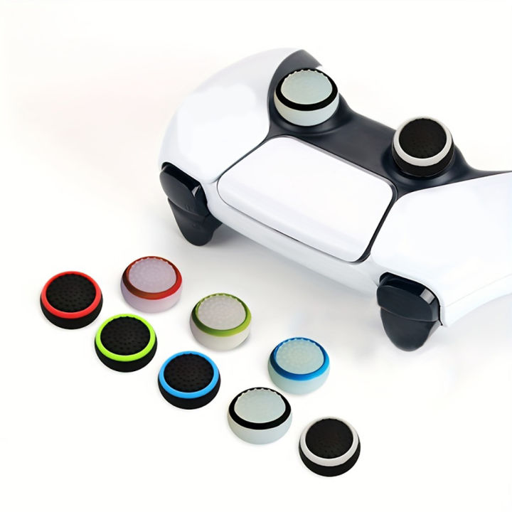4Pcs Silicone Gel Thumb Grips Cover For PS5/PS3/PS4 For XBOX One /360 Controller for PS4 Pro Slim Controller
