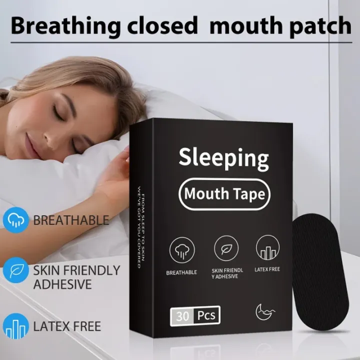 30/60/90Pcs%20Anti%20Snoring%20Mouth%20Tape%20Better%20Sleeping%20Mouth%20Breath%20Strips%20Medical%20Grade%20Nose%20Breathing%20Stickers%20for%20Home%20Travel%20-%20Image%202