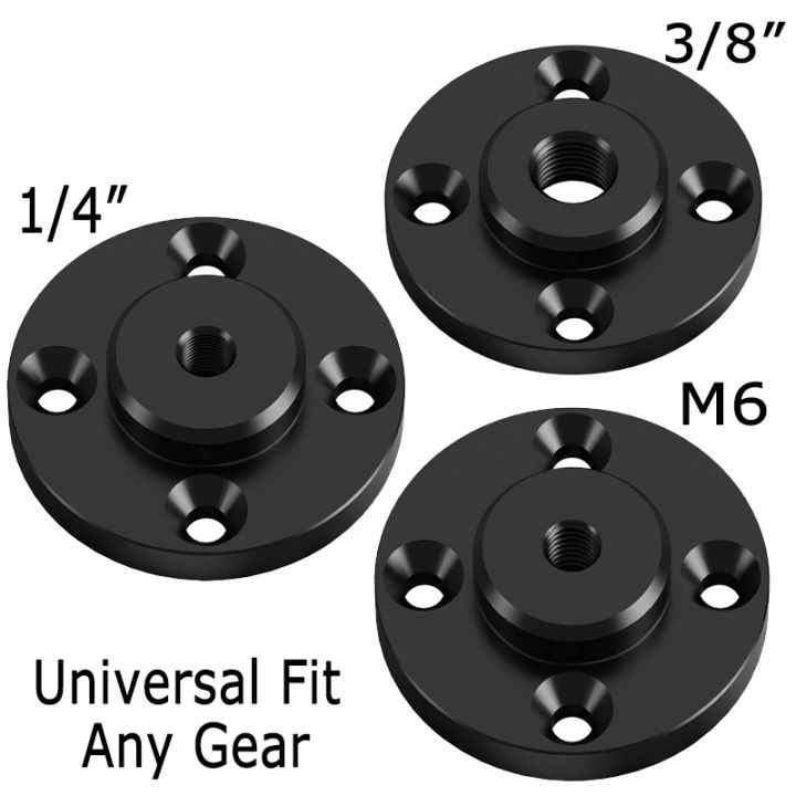 Wall%20Mount%201/4%203/8%20M6%20Thread%20Fixed%20Plate%2017mm%20Ball%20Head%20Adapter%20for%20%20Camping%20Light%20Stand%20Projector%20Holder%20Monitor%20Bracket%20-%20Image%203