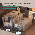 CD disc rack desktop disc black vinyl record magnetic tape display storage rack collection storage album storage box. 