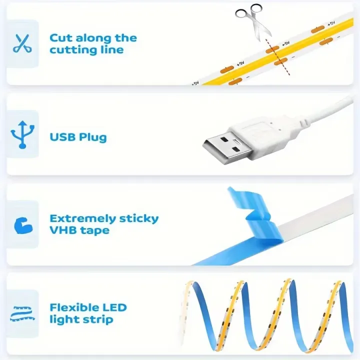 1m-5m%20USB%20COB%20LED%20Strip%20Light%205V%20320LEDs/m%20DIY%20TV%20Mirror%20Backlight%20Flexible%20Ribbon%20Tape%20Touch%20Sensor%20Dimmable%20Kitchen%20Room%20Lamp%20-%20Image%204