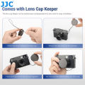 JJC Lens Shade with Lens Cap for X Half Camera Accessories Aluminum Alloy Metal Lens Hood with Lens Cover Dustproof.