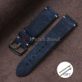 20mm 22mm Quick Release Watch Band Genuine Suede Leather Watch Strap Vintage Brown Grey Watchbands Wristband Men Accessories. 
