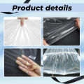 5/10pcs PE Dustproof Clear Storage Bags Large Capacity Moving Bags For Clothes Packing Luggage Bike Blanket Plush Toys-3 Size.