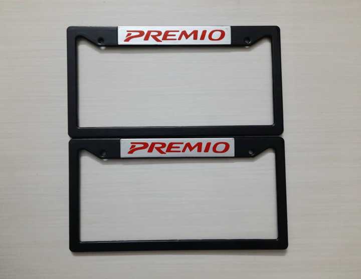PREMIO 1Premium Quality Car License Number Plate Frame - (2 Pis-1 Set)