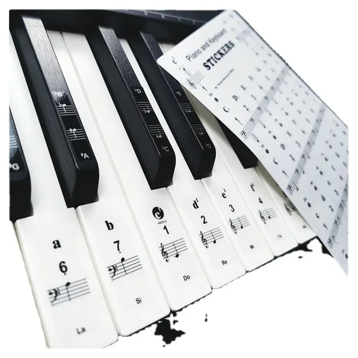 Transparent%20Piano%20Keyboard%20Stickers%2049/54/61/88%20Key%20Detachable%20Music%20Decal%20Notes%20Electronic%20Piano%20Piano%20Spectrum%20Sticker%20Symbol%20-%20Image%203