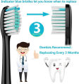 Replacement Brush Heads Compatible with Sonicare DiamondClean HX3/HX6/HX9 Series Electric Toothbrush Heads HX6064.