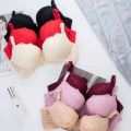 Women Bra Sexy Push Up Bras Female Lingerie Wireless  A/B Cup Solid Color Strap. 