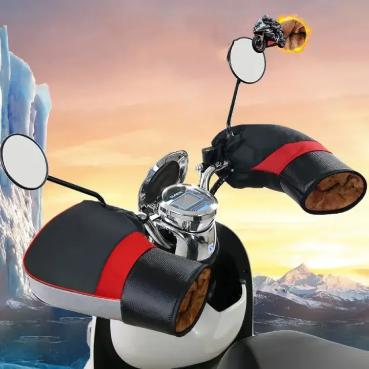 Motorcycle%20Handlebar%20Cover%20Winter%20Battery%20Bike%20Windshield%20Gloves%20Windproof%20Warm%20Handle%20Thickened%20Reflective%20Strip%20-%20Image%204