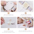 Bedwetting Alarm for Boys and Girl USB Rechargeable Pee Alarm Alarm with Sounds and Vibration Bedwetting Sensor for Kids Adults. 