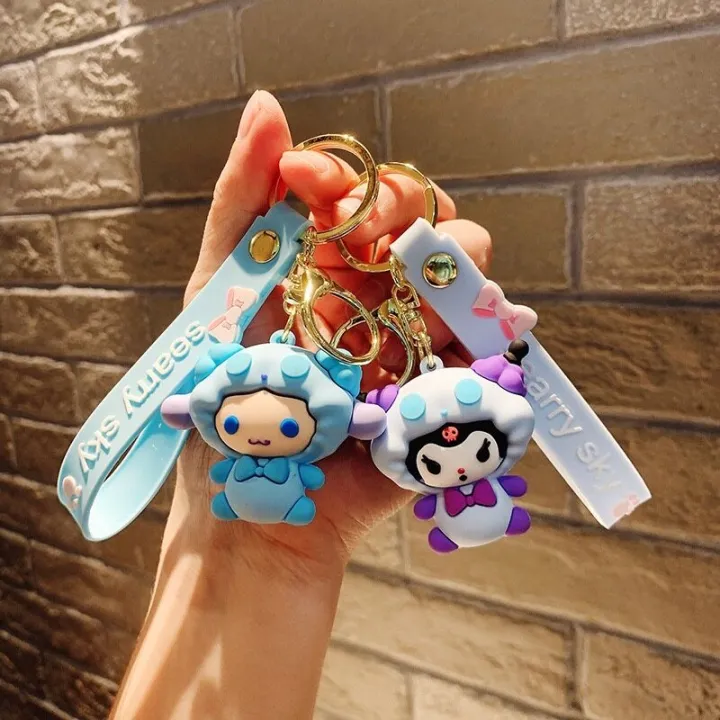 🌷Ys125 keychain🌷Santa Claus cartoon anime cute bear costume cute cartoon cute bear suit bag hanging gift ready to ship