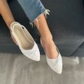 Women's Flat Sandal Half Close New. 