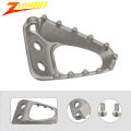 Motorcycle Standard Rear Foot Brake Lever Step Plate Peg Brake Pedal Tip Stainless Steel For KTM HUSQVARNA GASGAS Bike Motocross. 
