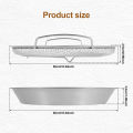 Oil Filter Tray Stainless Steel Fried Food Draining Rack Frying Filter with Drip Pan Mesh Draining Basket Oil Strainer Tray. 