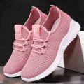 2025 Women's Casual Sneakers Summer Comfortable Breathable Platform Shoes Fashion Women Versatile Lace-up Shoe кроссовки женские. 