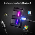 Wired RGB 2 Key USB Custom Programming Macro Mini Handy Mechanical Keyboard Photoshop Hot Swappable Gaming Keyboard Copy Paste. 