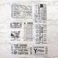 Vintage Digital English Clear Silicone Stamps for Card Making Material Scrapbooking Planner Journaling Transparent Rubber Stamp. 