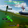 ZYZHE Catfish Rigs 1PC with 6/0# 7/0# 8/0# Circle Hooks Fake Bait Float and Ringing Bead Ideal for Catfish Fishing Sets. 