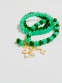 Pearl Bracelet with Charms Beautifully Designed. 