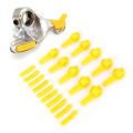 20pcs Tyre Changer Protector for Demount Head Tyre Changer Protector ABS Rim Mount Protector Duck Insert Tire Mount Guard Kit. 