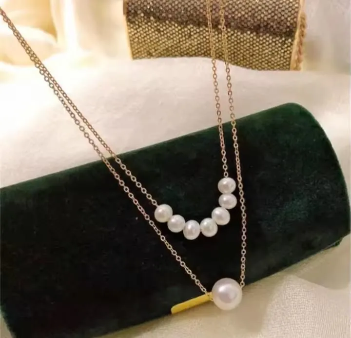 Pearl%20Double%20Layer%20Clavicle%20Chain%20Necklace%20-%20Image%203