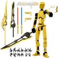 Titan 13 Action Figures T13 Figure 3D Printed Multi-Jointed Movable Lucky 13 Action Figure Nova 13 Action Figure Dummy. 
