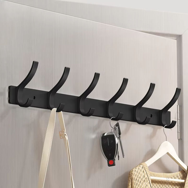 Modern%20Hanging%20Hooks%20For%20Wall%20Aluminium%20Black%20Towel%20Holder%20Bathroom%20Door%20Clothe%20Hanger%20Coat%20Rack%20Wall%20Mounted%20-%20Image%203